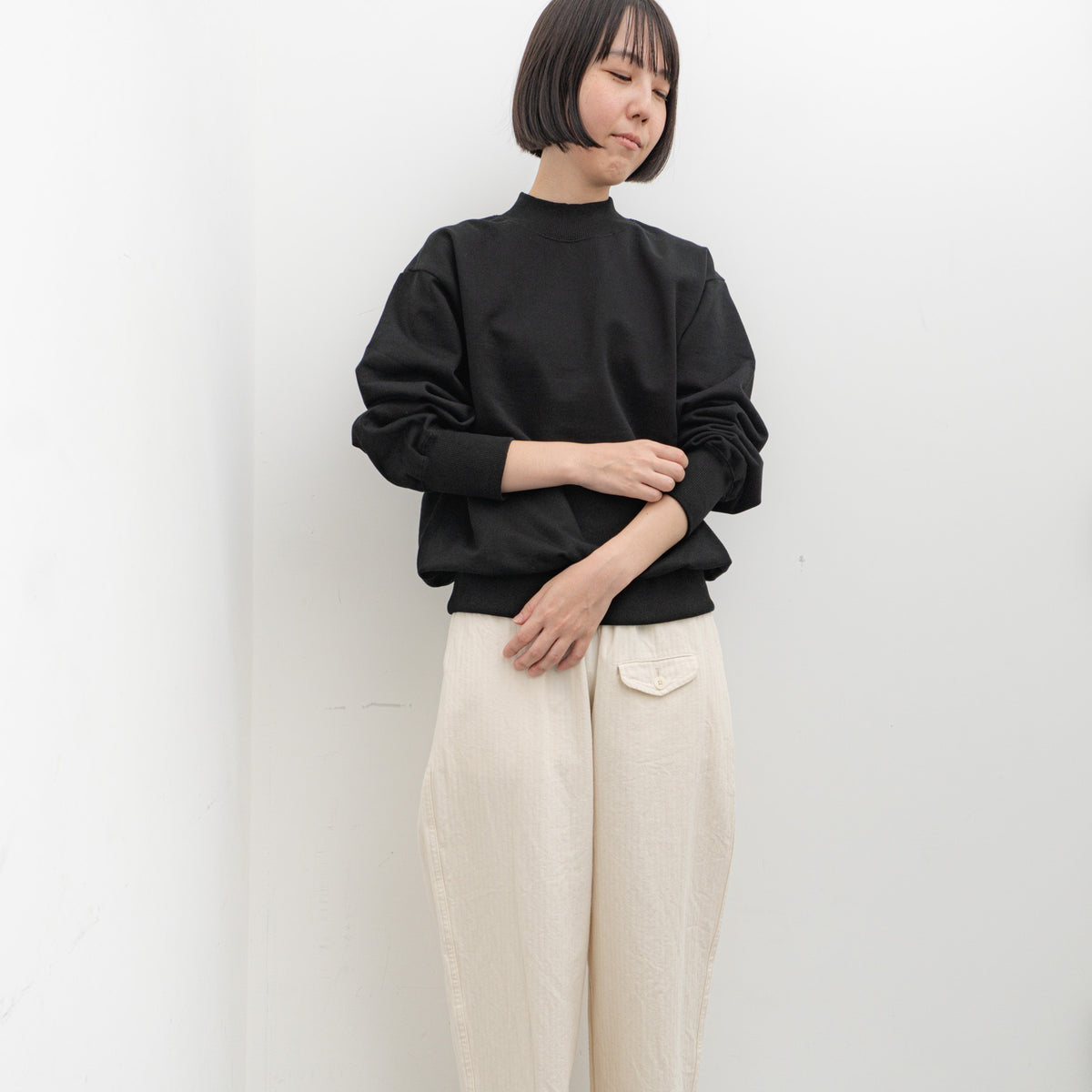 homspun｜WOMEN　コンパクト裏毛プルオーバー 242-6537