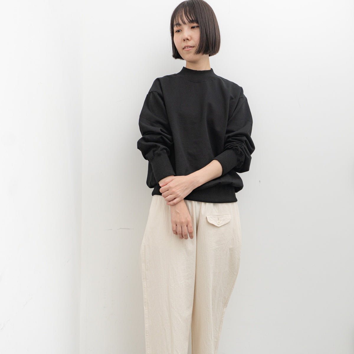 homspun｜WOMEN　コンパクト裏毛プルオーバー 242-6537