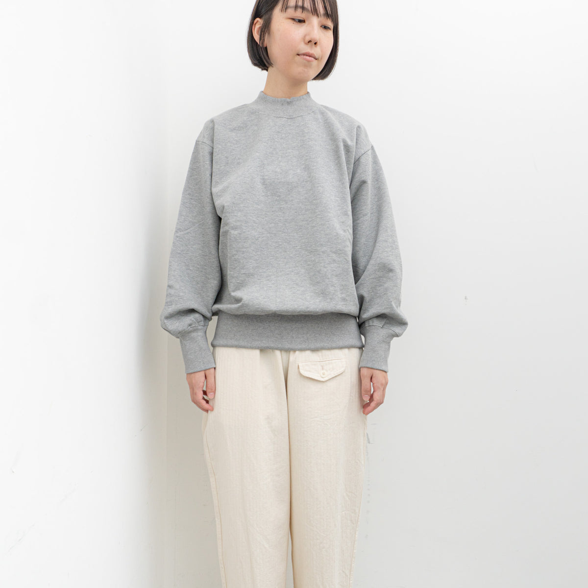 homspun｜WOMEN　コンパクト裏毛プルオーバー 242-6537