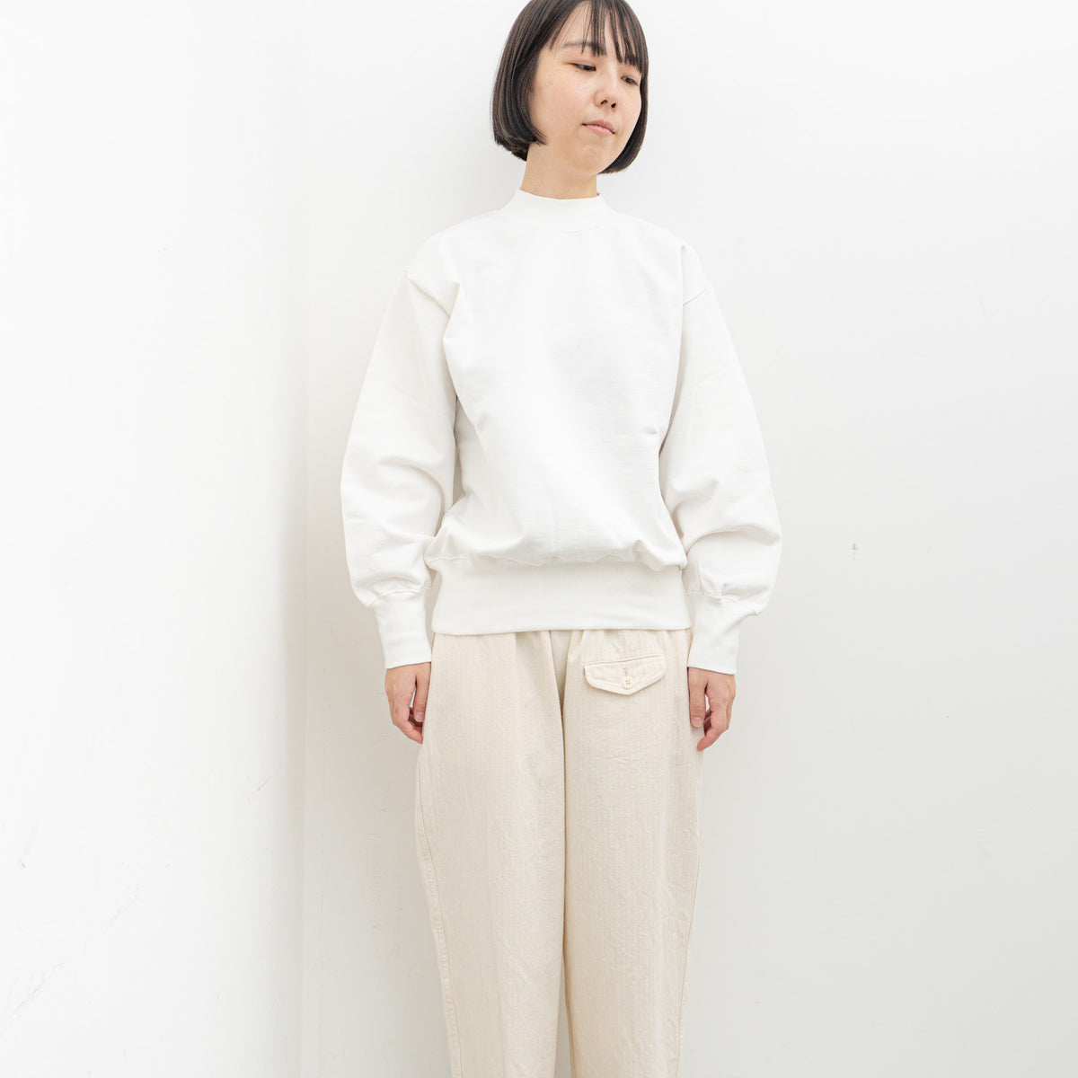homspun｜WOMEN　コンパクト裏毛プルオーバー 242-6537
