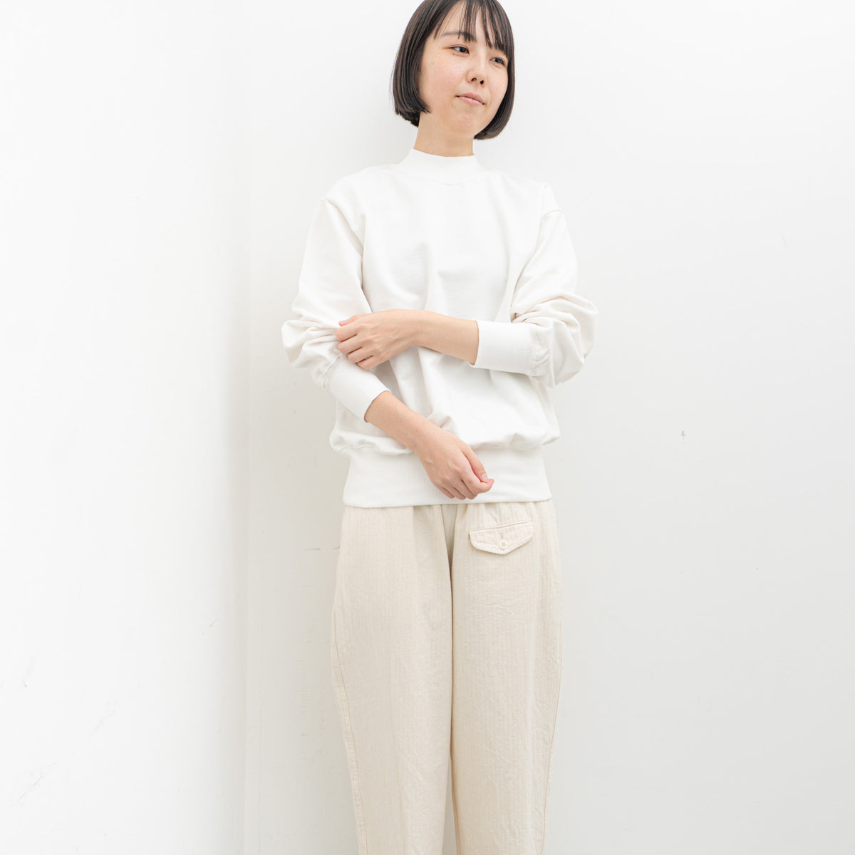 homspun｜WOMEN　コンパクト裏毛プルオーバー 242-6537