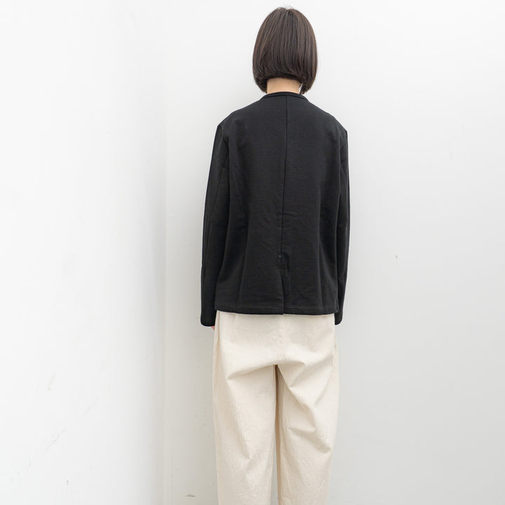 homspun/WOMEN　コンパクト裏毛カーディガン 242-6536