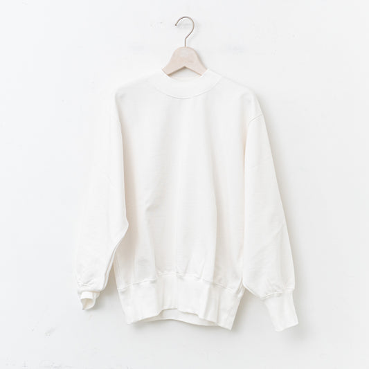 homspun｜WOMEN　コンパクト裏毛プルオーバー 242-6537（1.white）