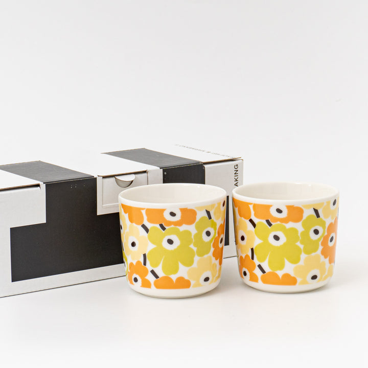 marimekko/　Pikkuinen Unikko コーヒーカップセット（ハンドルなし）200ml　52259-4-74940