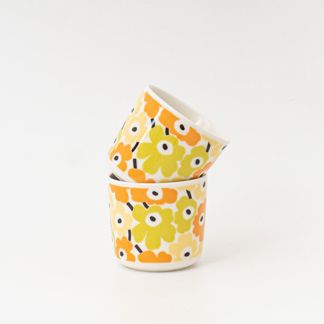 marimekko/　Pikkuinen Unikko コーヒーカップセット（ハンドルなし）200ml　52259-4-74940