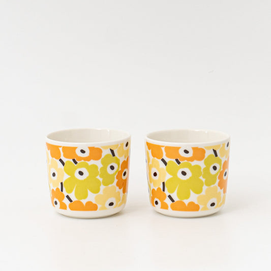 marimekko｜Pikkuinen Unikko コーヒーカップセット（ハンドルなし）200ml　52259-4-74940