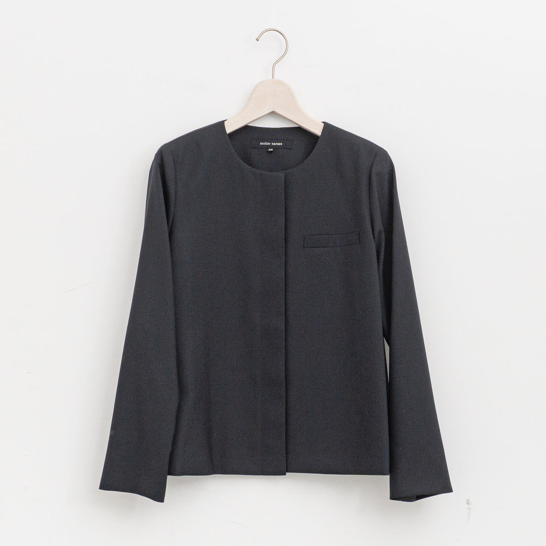 atelier naruse /WOMEN　2026｜formal no collar jacket na-F04045