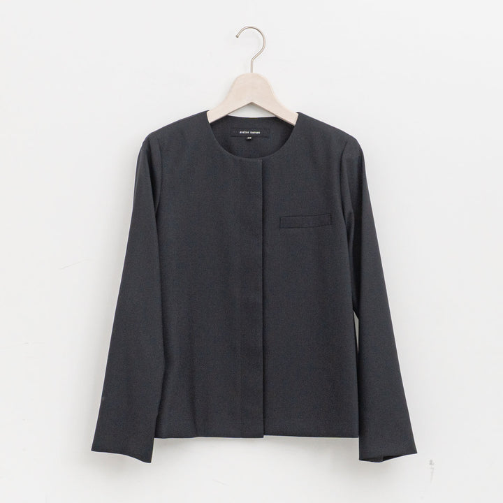 atelier naruse /WOMEN　2026｜formal no collar jacket na-F04045