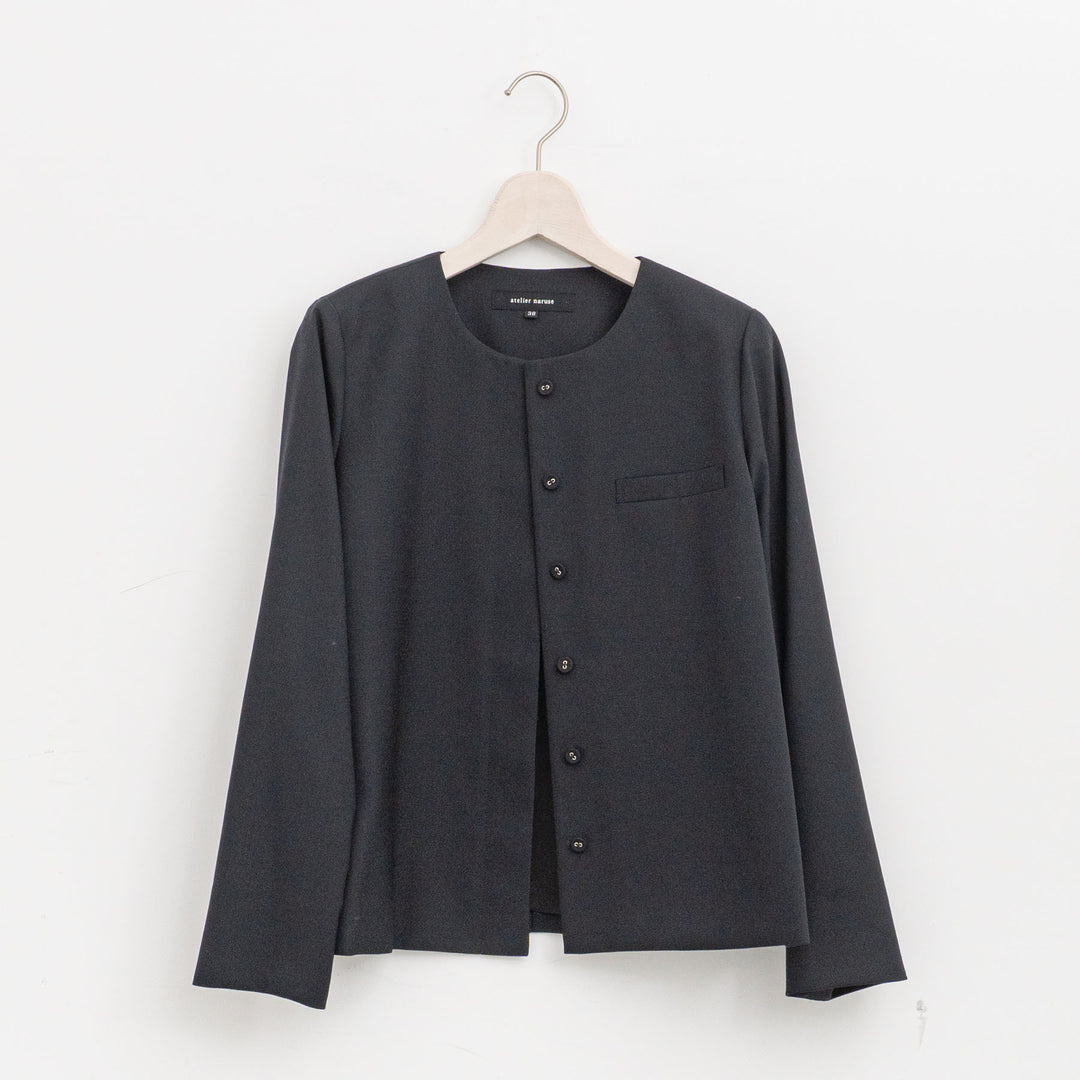 atelier naruse /WOMEN　2026｜formal no collar jacket na-F04045