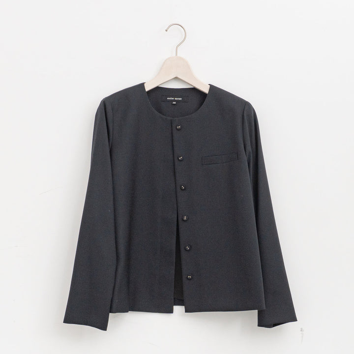 atelier naruse /WOMEN　2026｜formal no collar jacket na-F04045