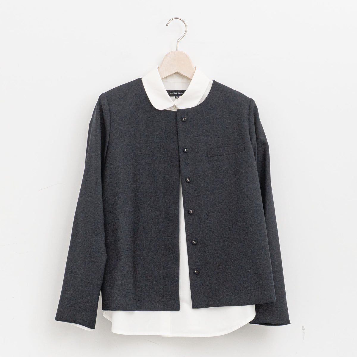 atelier naruse /WOMEN　2026｜formal no collar jacket na-F04045