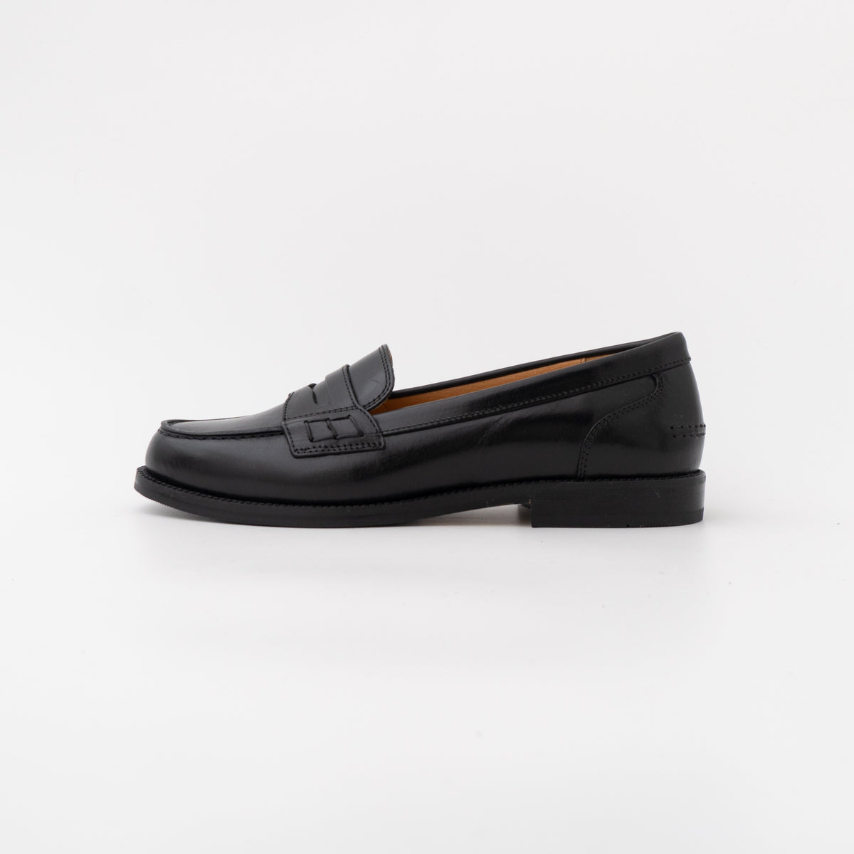 DIEGO BELLINI｜WOMEN　BUFALO COIN LOAFERS（NERO/ブラック）