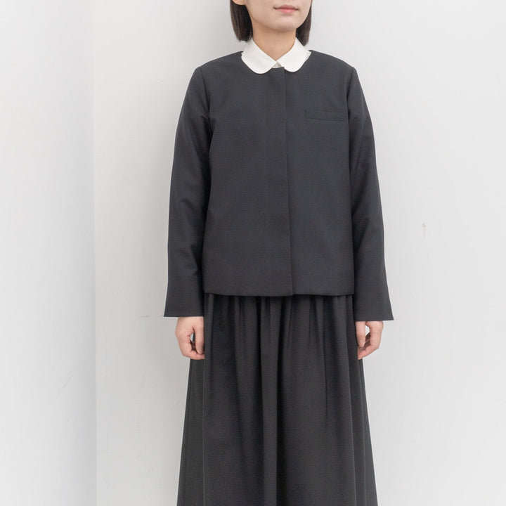 atelier naruse /WOMEN　2026｜formal no collar jacket na-F04045