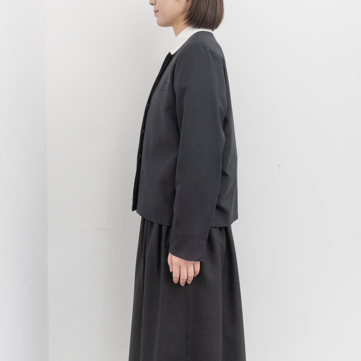 atelier naruse /WOMEN　2026｜formal no collar jacket na-F04045