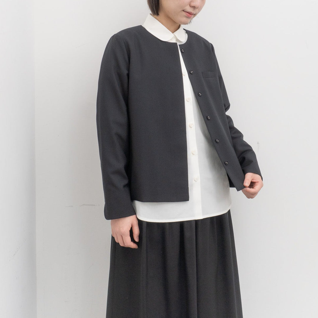 atelier naruse /WOMEN　2026｜formal no collar jacket na-F04045