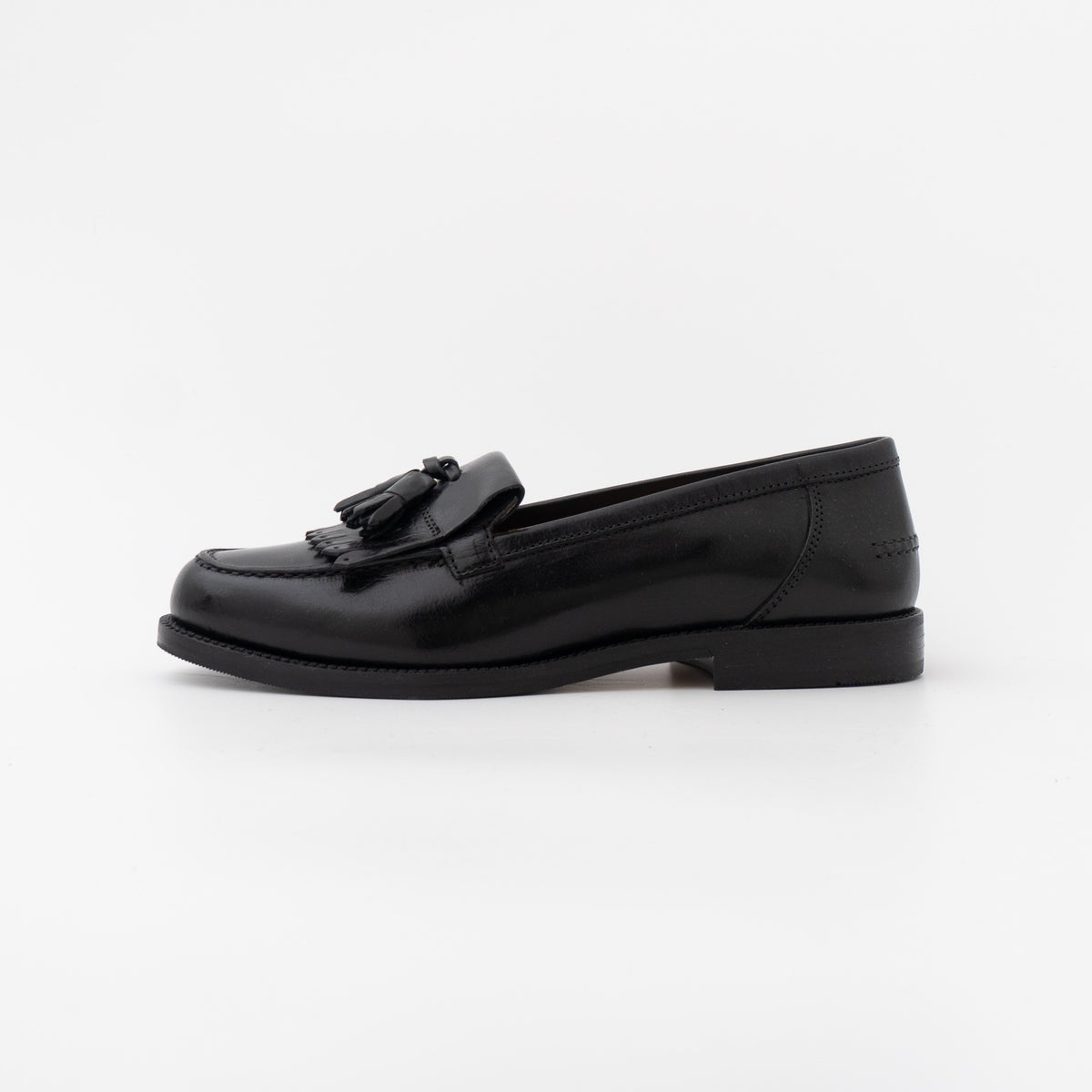 DIEGO BELLINI｜WOMEN　ASTOR BUFALO TASSEL LOAFER-suomi（NERO/ブラック）