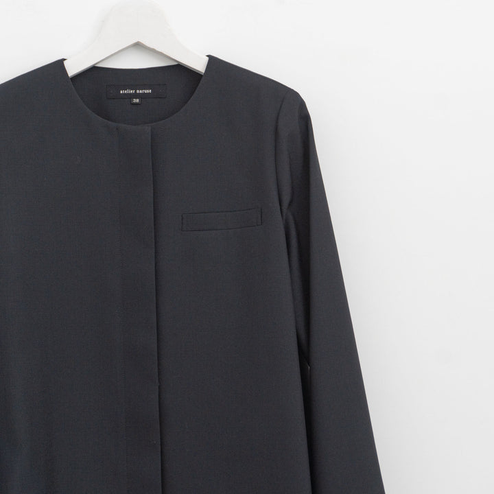 atelier naruse /WOMEN　2026｜formal no collar jacket na-F04045