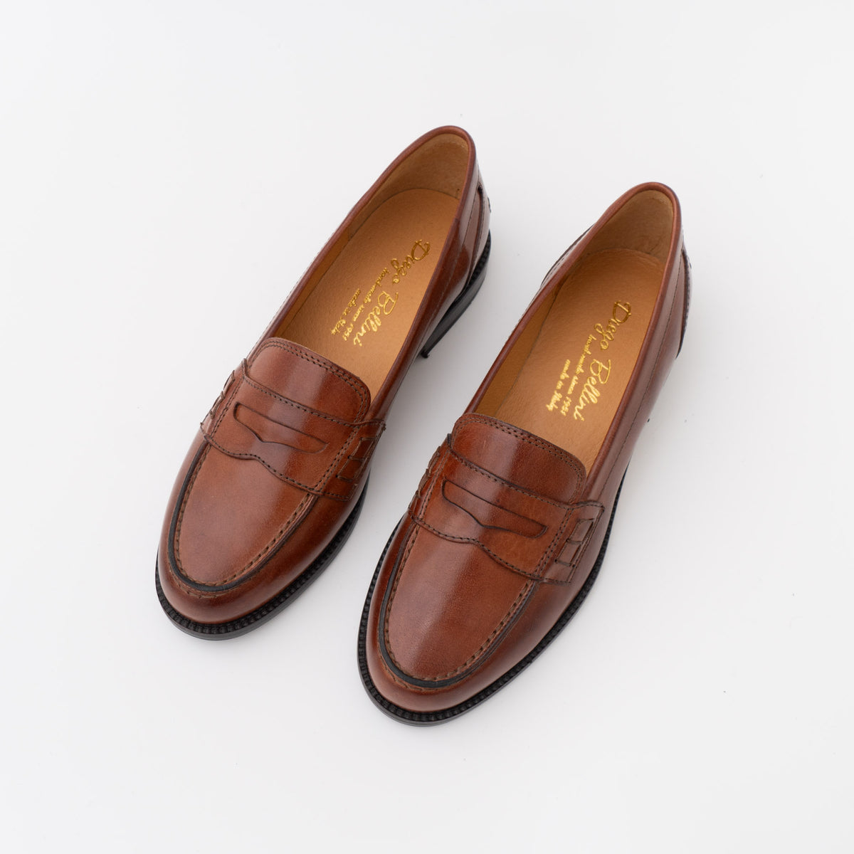 DIEGO BELLINI｜WOMEN　BUFALO COIN LOAFERS