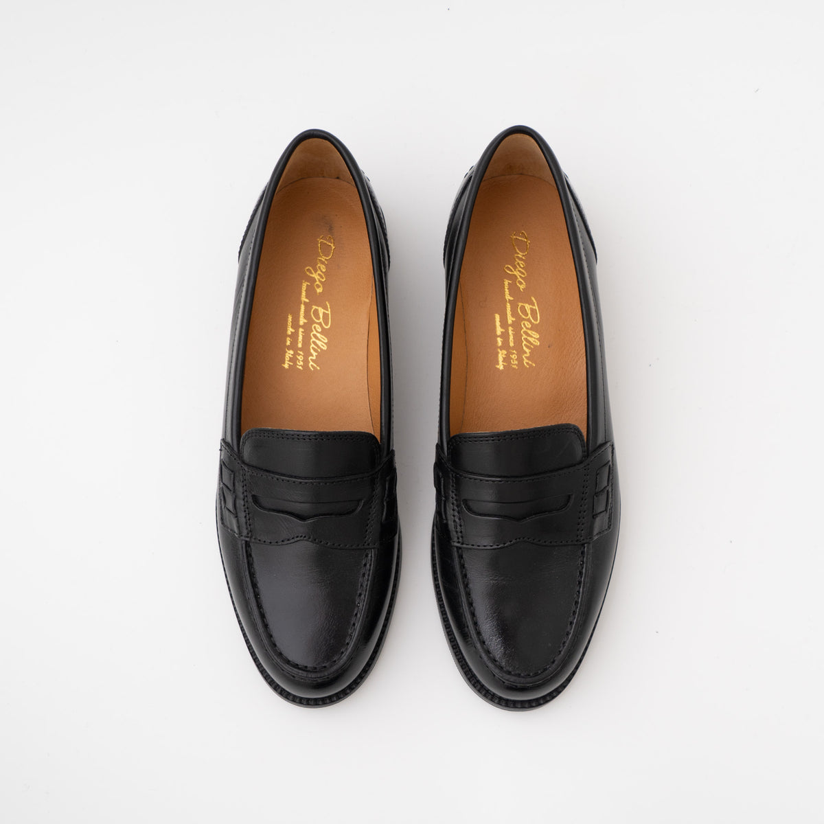 DIEGO BELLINI｜WOMEN　BUFALO COIN LOAFERS