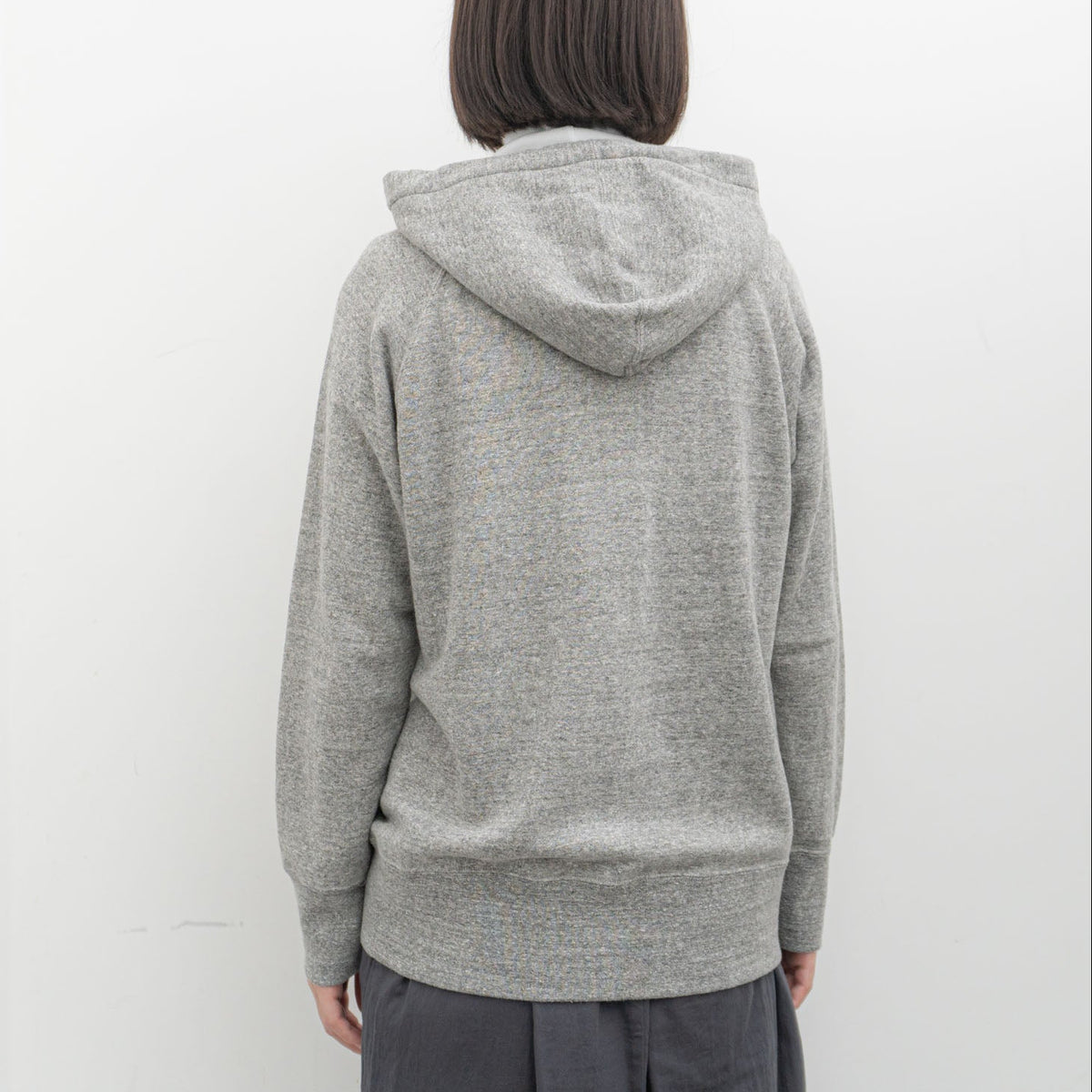 ANSPINNEN｜カシミヤ裏毛パーカーANS-WC0006  col.GREY