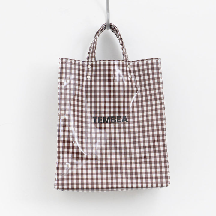 TEMBEA/　PAPER TOTE col.GINGHAM/BROWN
