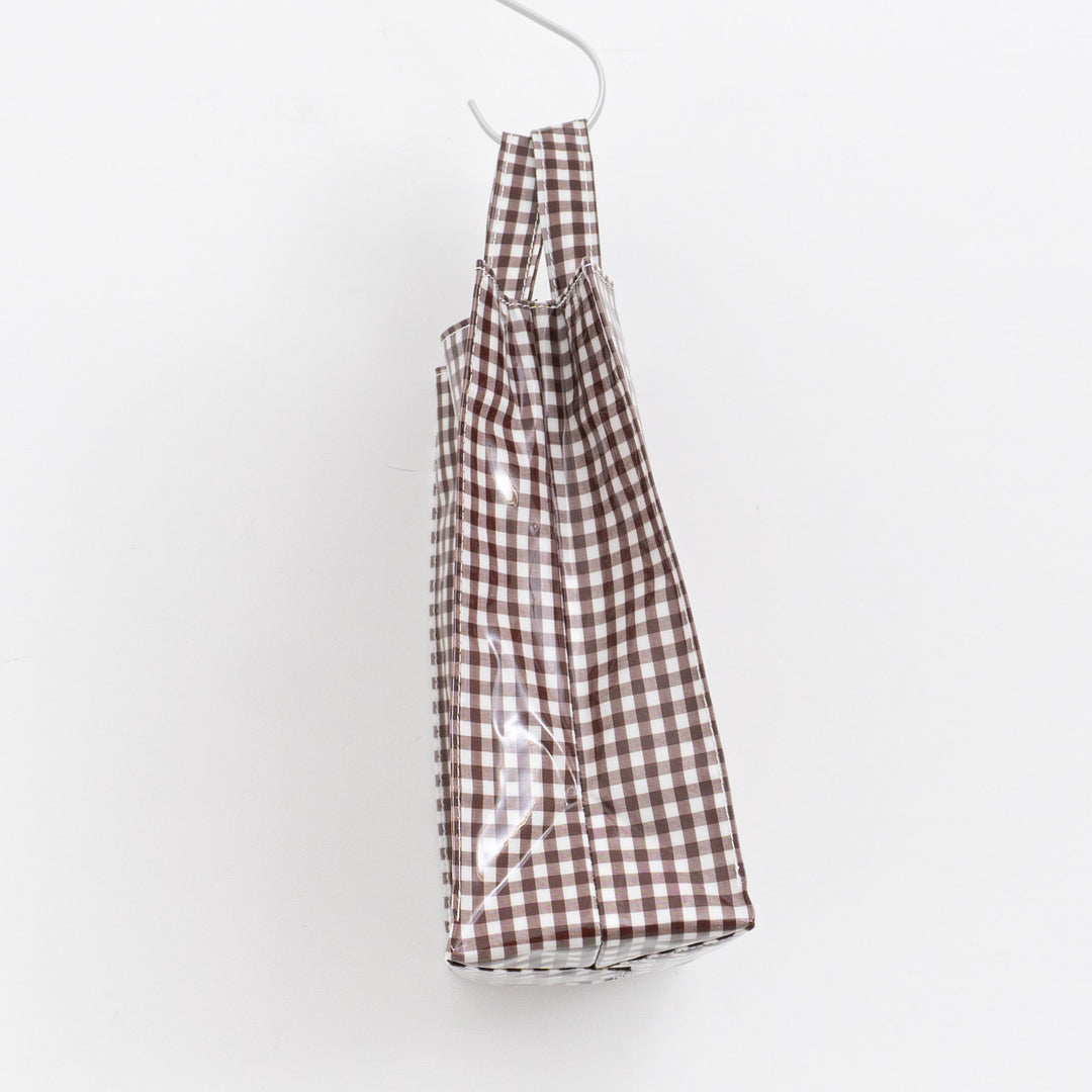 TEMBEA/　PAPER TOTE col.GINGHAM/BROWN