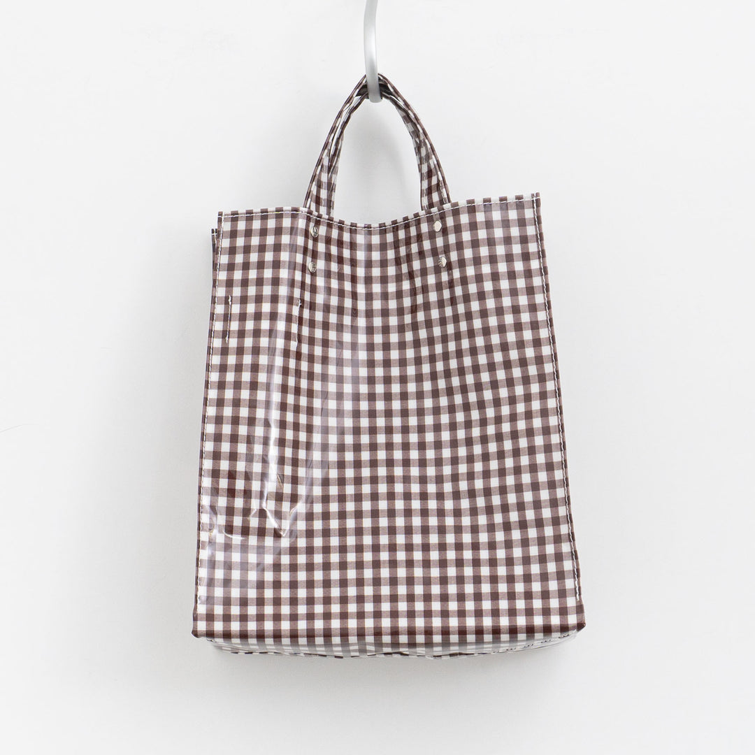 TEMBEA/　PAPER TOTE col.GINGHAM/BROWN