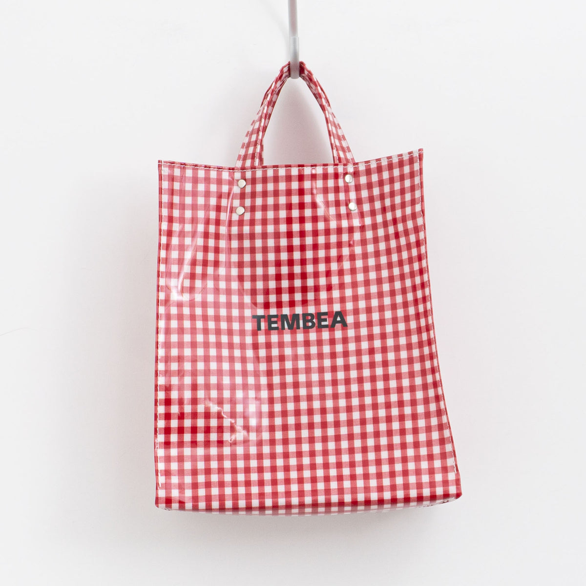 TEMBEA｜PAPER TOTE col.GINGHAM/RED