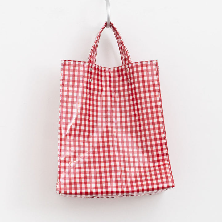 TEMBEA/　PAPER TOTE col.GINGHAM/RED