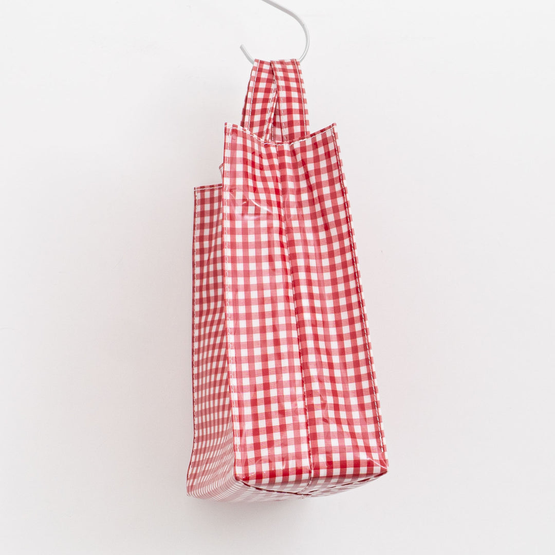 TEMBEA/　PAPER TOTE col.GINGHAM/RED