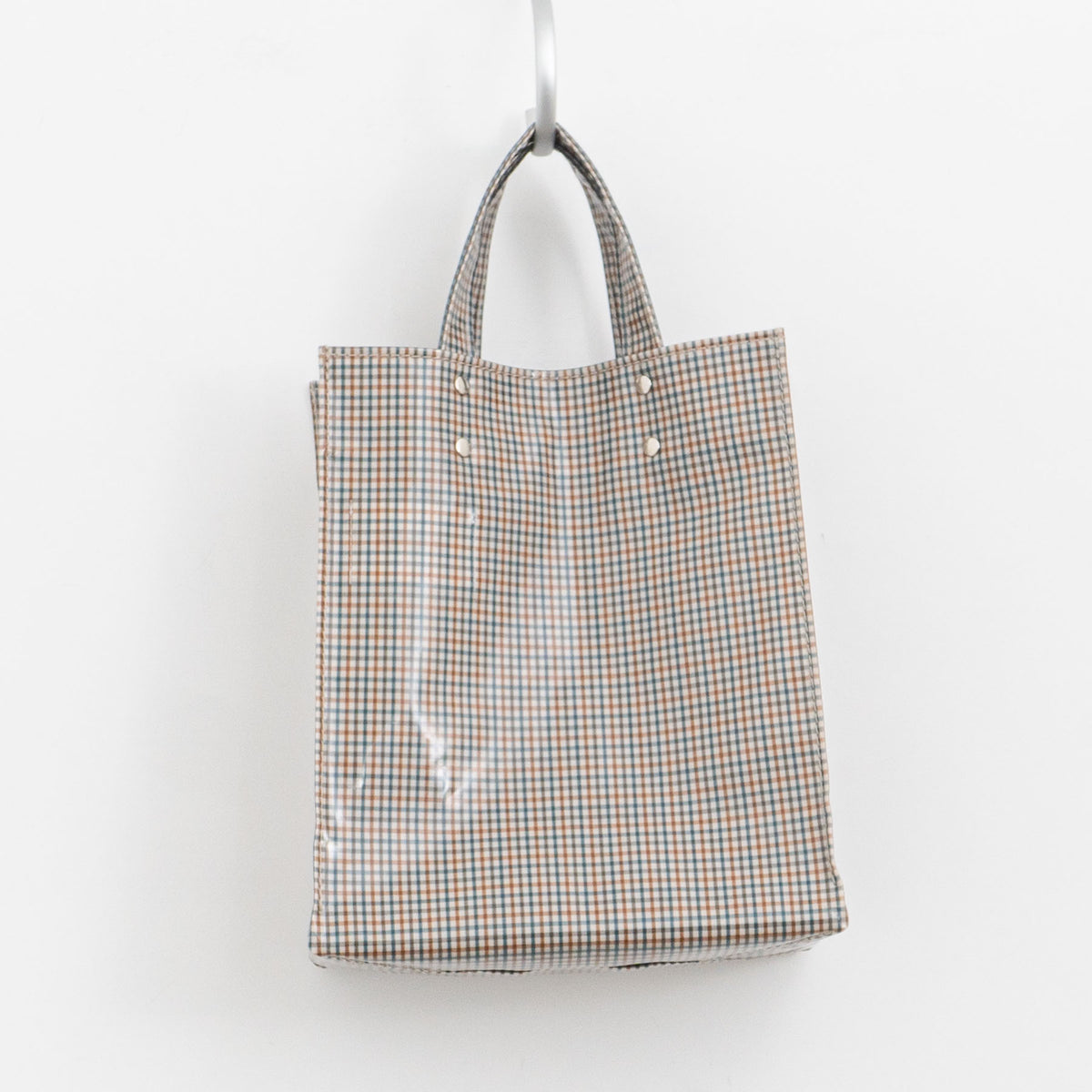 TEMBEA｜PAPER TOTE col.CHECK BEIGE/BLUE