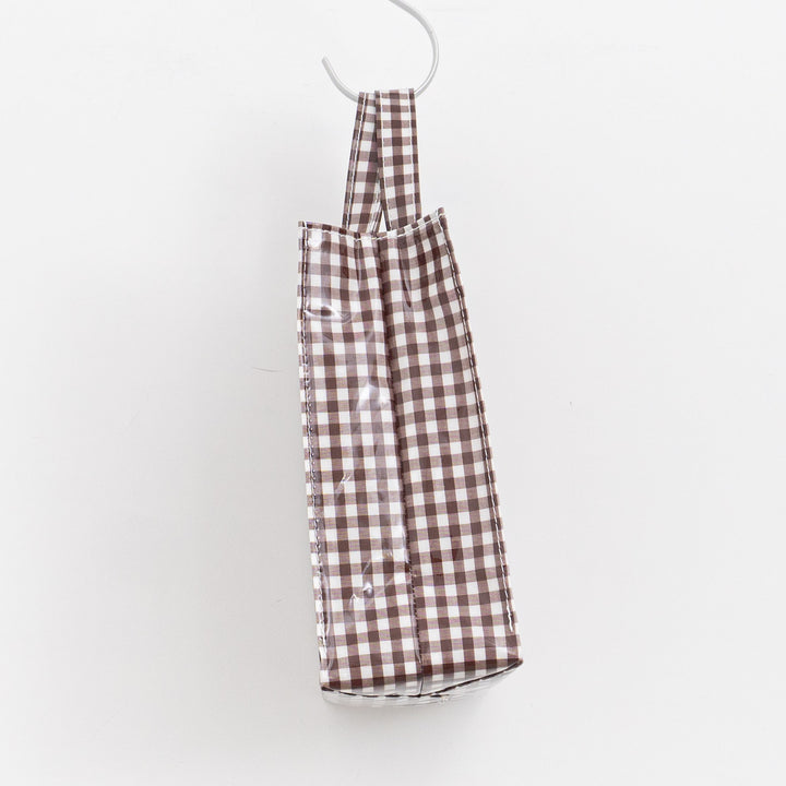 TEMBEA/　PAPER TOTE col.GINGHAM/BROWN