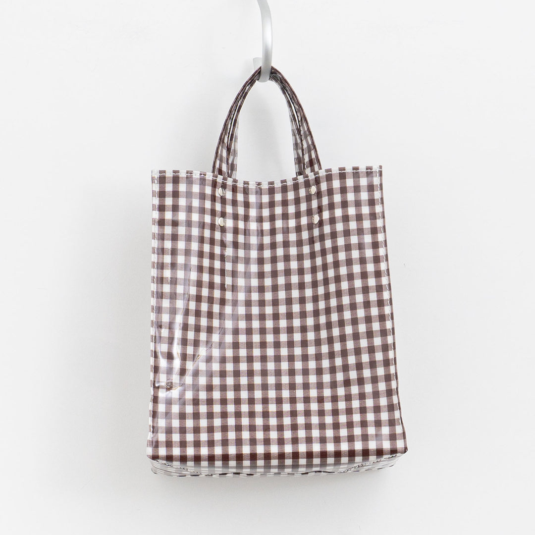 TEMBEA/　PAPER TOTE col.GINGHAM/BROWN