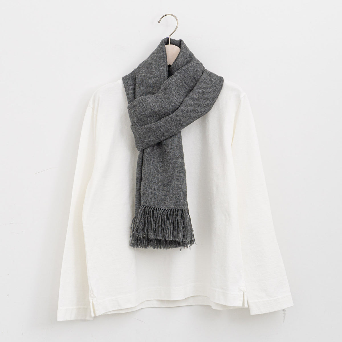 THE INOUE BROTHERS...｜Non Brushed Large Stole TIB-ALAC2951ML（grey）