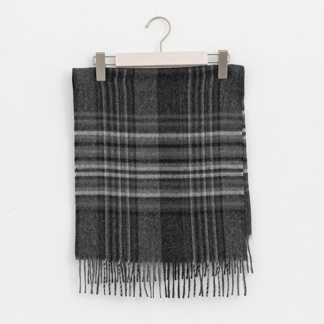 THE INOUE BROTHERS.../　brushed scarf checkTIB-ALAC2002ML