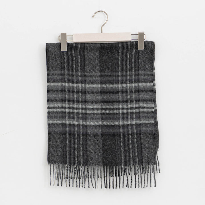 THE INOUE BROTHERS.../　brushed scarf checkTIB-ALAC2002ML