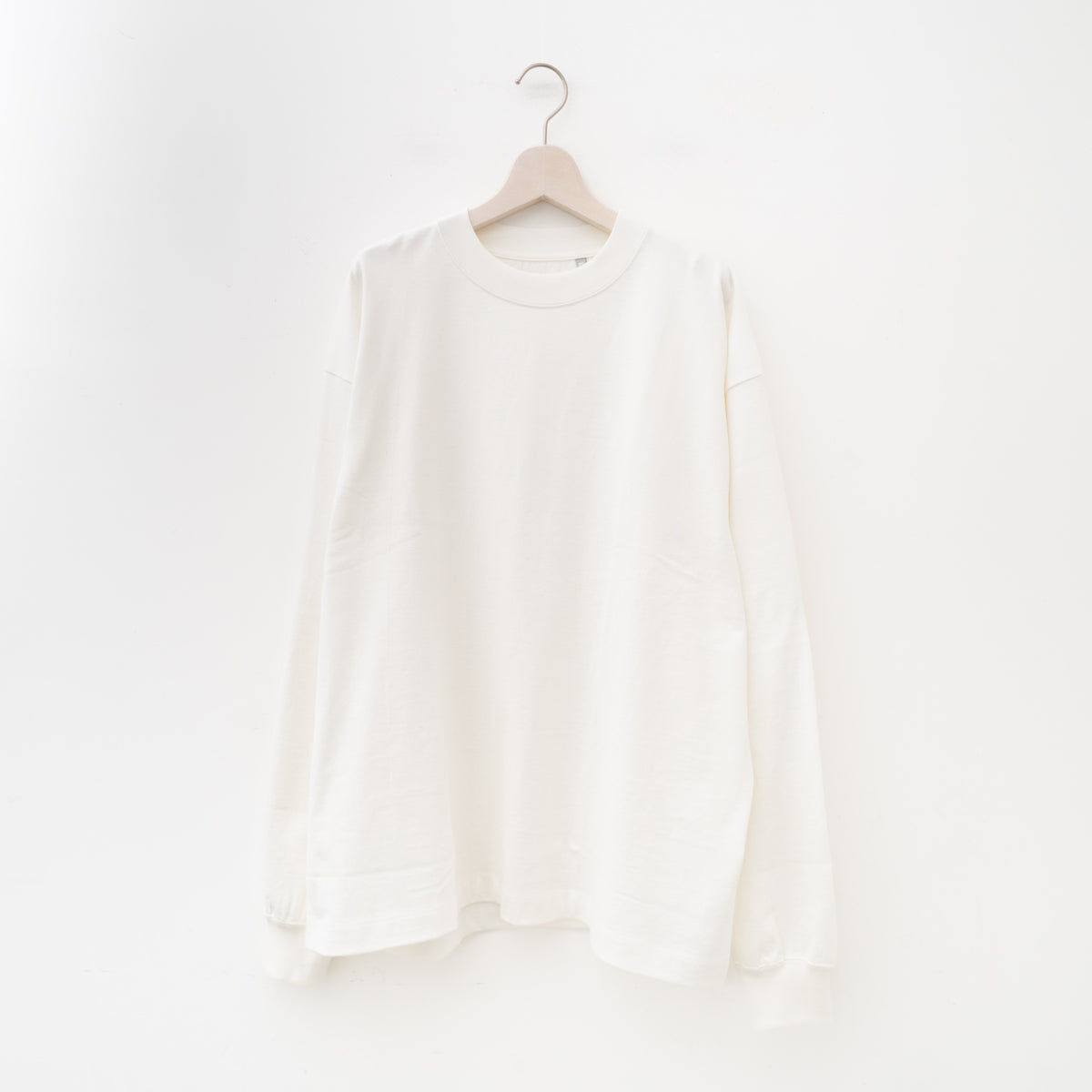 KAPTAIN SUNSHINE｜MEN　Suvin Supima Tube L/S Tee Heavy（OFF WHITE）