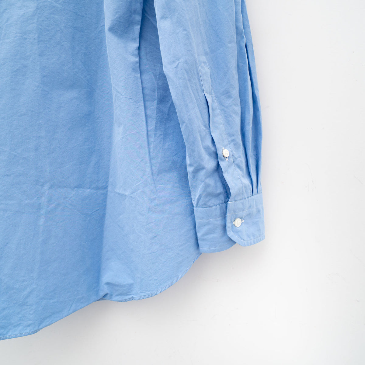 KAPTAIN SUNSHINE｜MEN　Cotton Semi Spread Collar Shirt