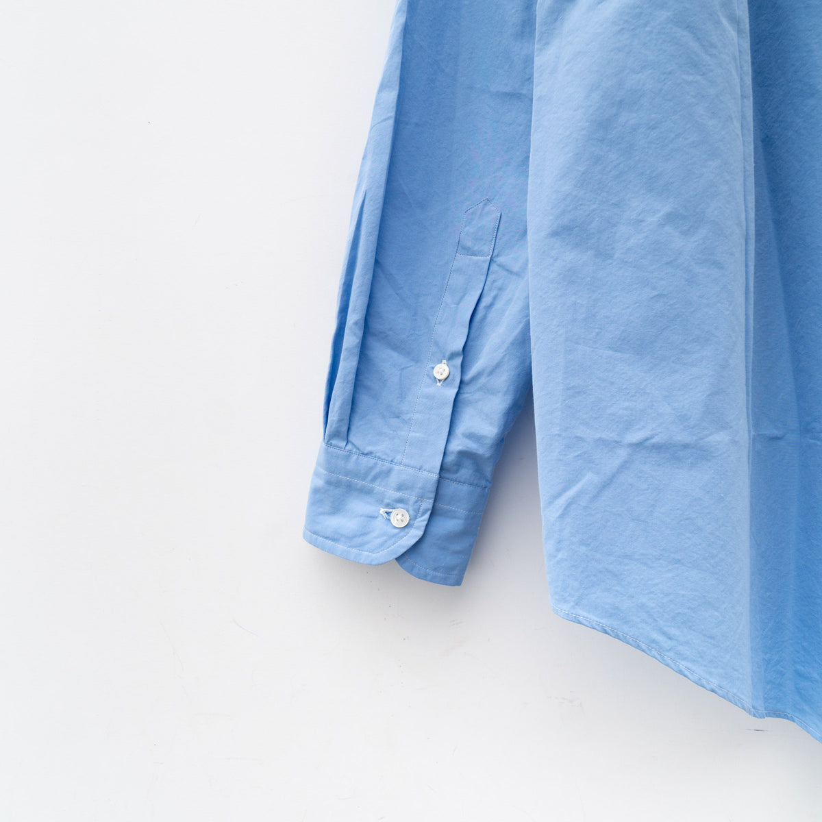 KAPTAIN SUNSHINE｜MEN　Cotton Semi Spread Collar Shirt