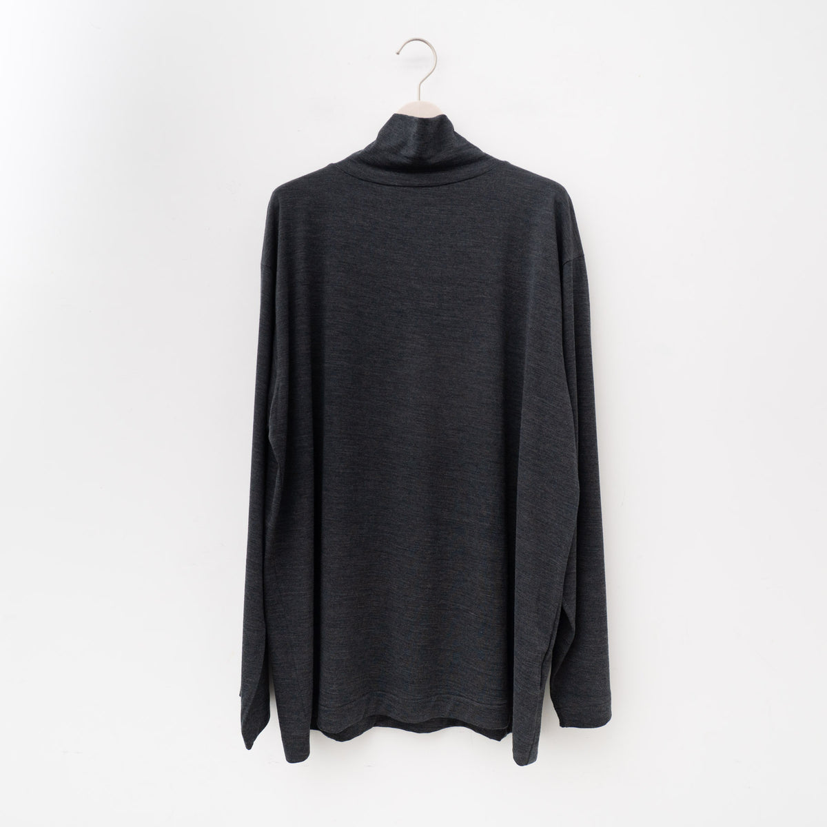KAPTAIN SUNSHINE｜MEN　SUPER SOFT MERINO TENJIKU HIGHNECK L/S TEE（TOP CHARCOAL）