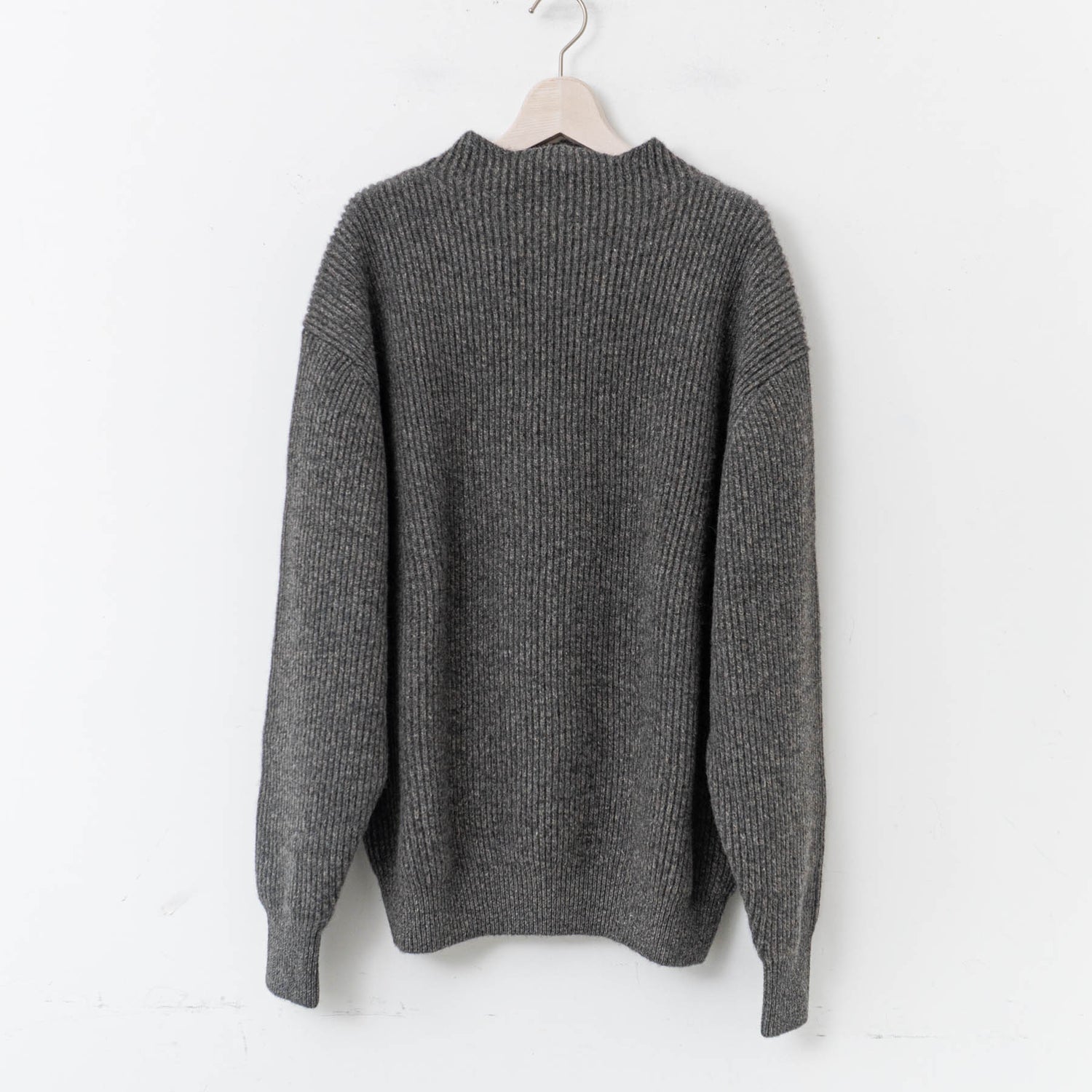 nonnotte｜MEN　Triangke Turtle Neck Pullover Wool Yak Knit N-24A-042