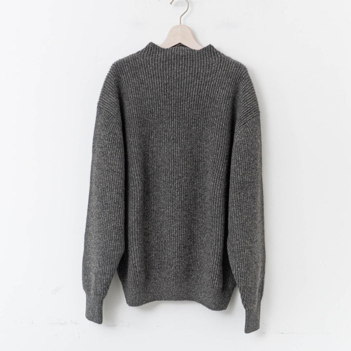 nonnotte/MEN　Triangke Turtle Neck Pullover Wool Yak Knit N-24A-042