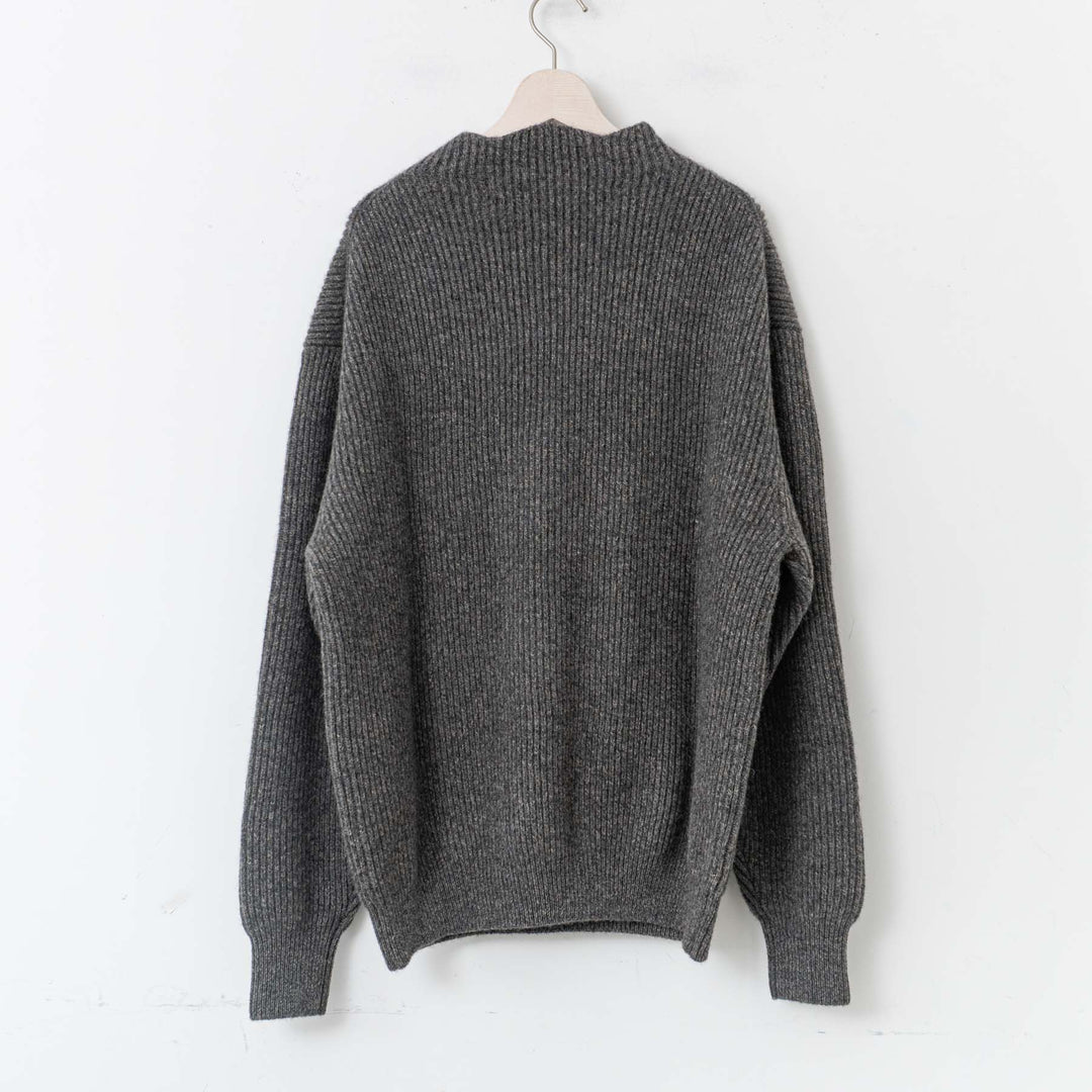 nonnotte/MEN　Triangke Turtle Neck Pullover Wool Yak Knit N-24A-042