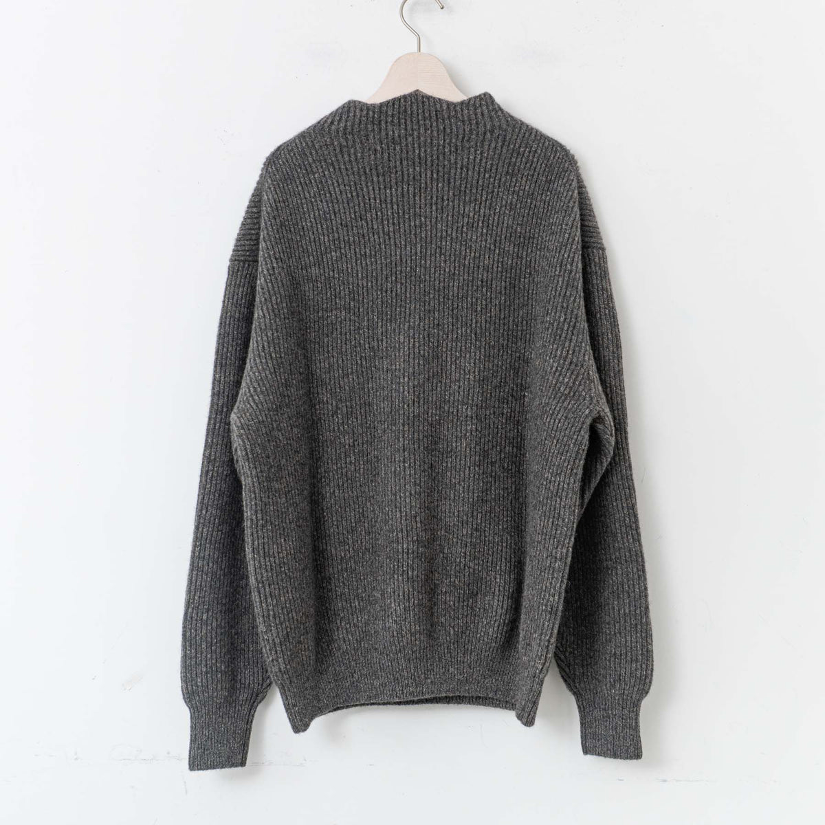nonnotte｜MEN　Triangke Turtle Neck Pullover Wool Yak Knit N-24A-042