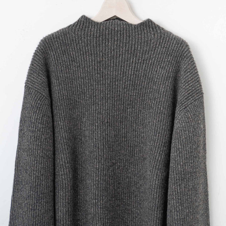 nonnotte/MEN　Triangke Turtle Neck Pullover Wool Yak Knit N-24A-042