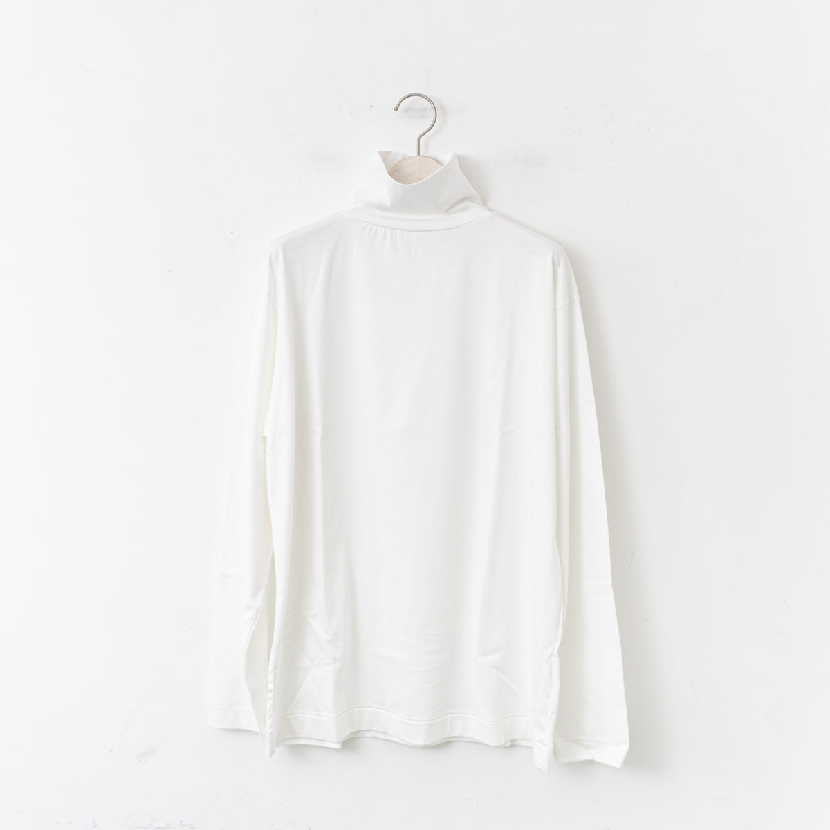 KAPTAIN SUNSHINE｜Suvin Suede Tenjiku HighNeck L/S Tee（WHT）
