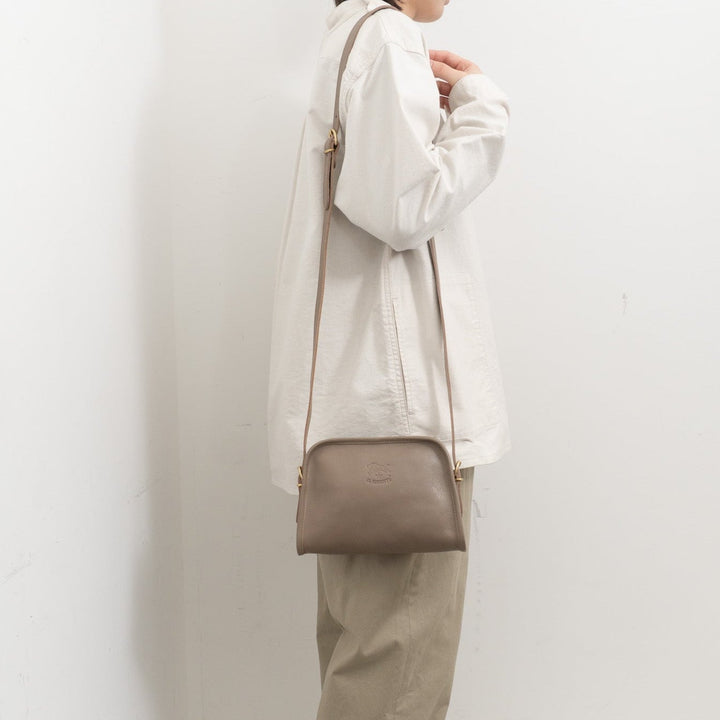 IL BISONTE/　クロスボディバッグ 41220-0 col.grey