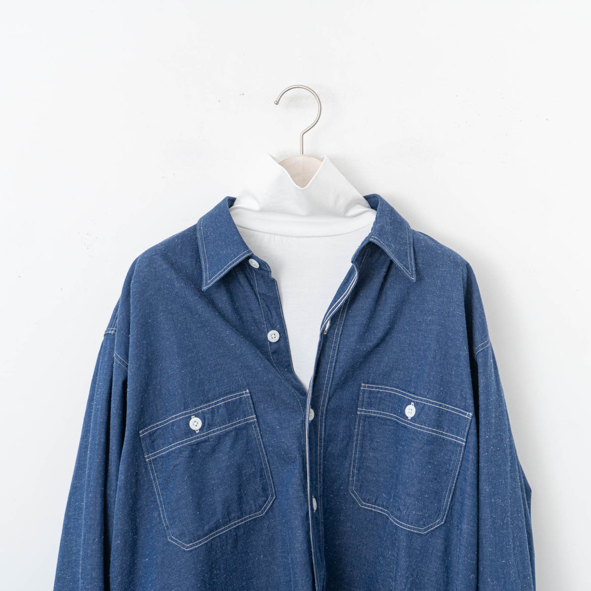 KAPTAIN SUNSHINE｜Suvin Suede Tenjiku HighNeck L/S Tee