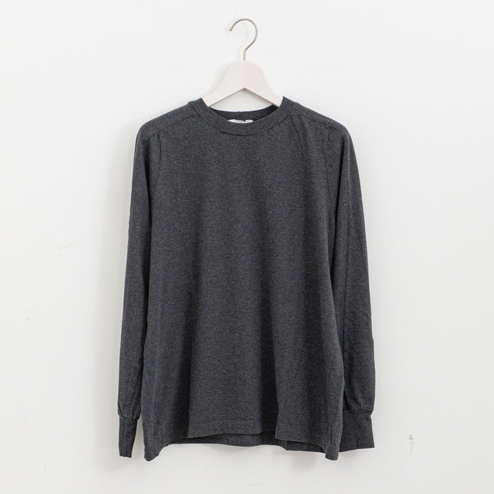 homspun /　30/1天竺 ロングスリーブ切り替えプルオーバー 長袖カットソー 261-6380　261-6380CH