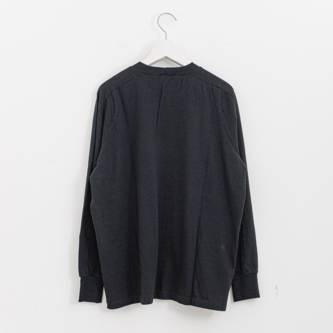 homspun /　30/1天竺 ロングスリーブ切り替えプルオーバー 長袖カットソー 261-6380　261-6380CH